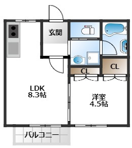 【間取り】 | 曽根グリーンハイツ