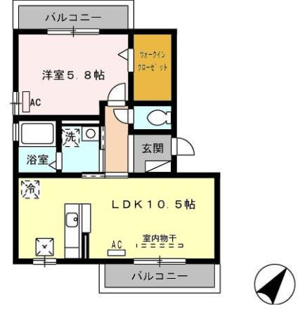 【間取り】 | Ｃａｓａ　Ｂｉａｎｃｏ