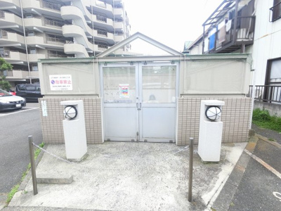 【その他共用部分】 | ソルシェ川崎 | ゴミ置場です。