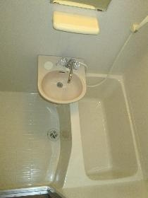 ハイウッズナガタの浴室