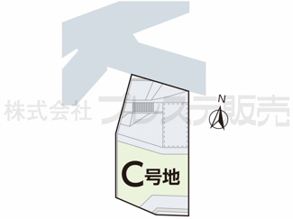 【間取り】 | Ｃ号地区画図
