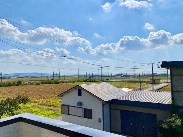 久留米市三潴町玉満の中古一戸建の展望