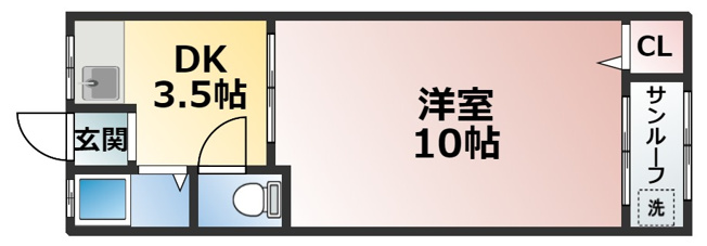 【間取り】 | 竹内マンション