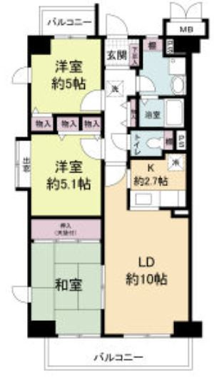 【間取り】 | アディーレ八尾