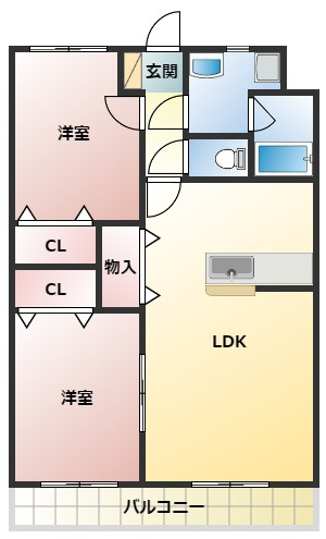 【間取り】 | サンパレス