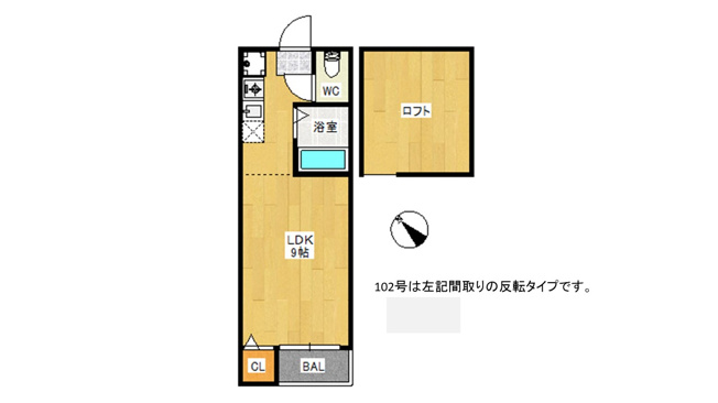 【間取り】 | Y’s MONE(ワイズ・モネ)　★プライスホームなら仲介手数料が割引価格です！★ | 物件画像