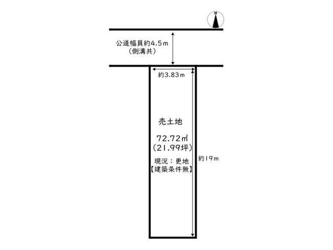 【土地図】 | 姫路市網干区新在家／売土地