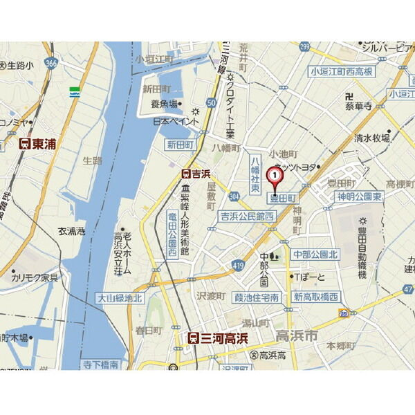 アムール エスパス　　刈谷市近郊の賃貸はクラスホーム刈谷店の地図