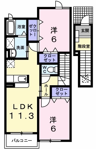 ルナパレスの間取り