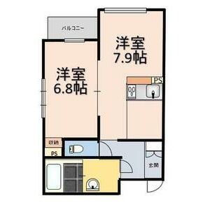 Glicina南巽Vientの間取り
