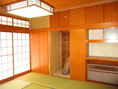 【収納】 | 辰野町赤羽　中古住宅⑨ | １階和室 8帖 収納