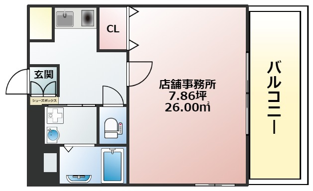 【間取り】 | メッセージ天神橋池田町