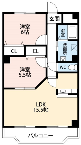 【間取り】 | Ｍ・エスポワール