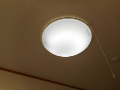 【設備】 | シャノアールⅠ | 照明　※同物件、別のお部屋のお写真です。