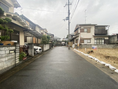 【前面道路含む現地写真】 | 城陽市久世南垣内　売土地