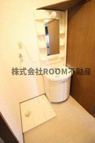 グリーンコートM　Ⅲ・Ⅳの洗面所|明るい洗面所です