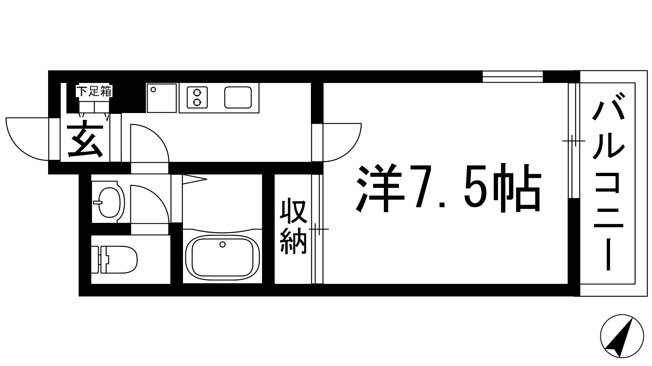 【間取り】 | クレイノ清都3