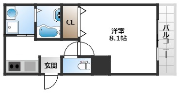 【間取り】 | フジパレス曽根南町Ⅰ番館