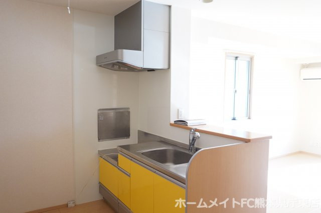 熊本市中央区出水３丁目のアパートのキッチン|※現況優先