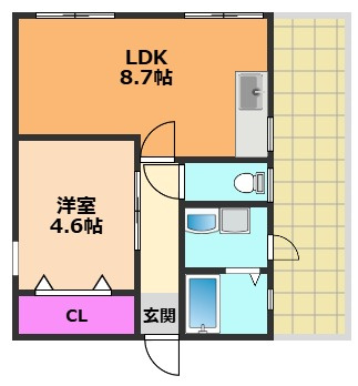 【間取り】 | メゾン高槻