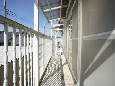 【バルコニー】 | パールハイツ１号棟 | 広いバルコニーです♪