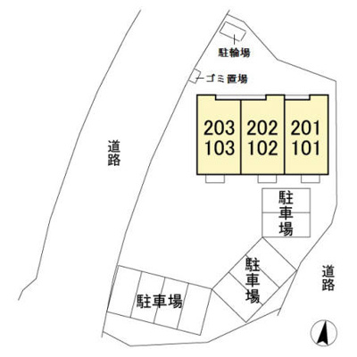 【区画図】 | ヴィラアペーゴⅡ