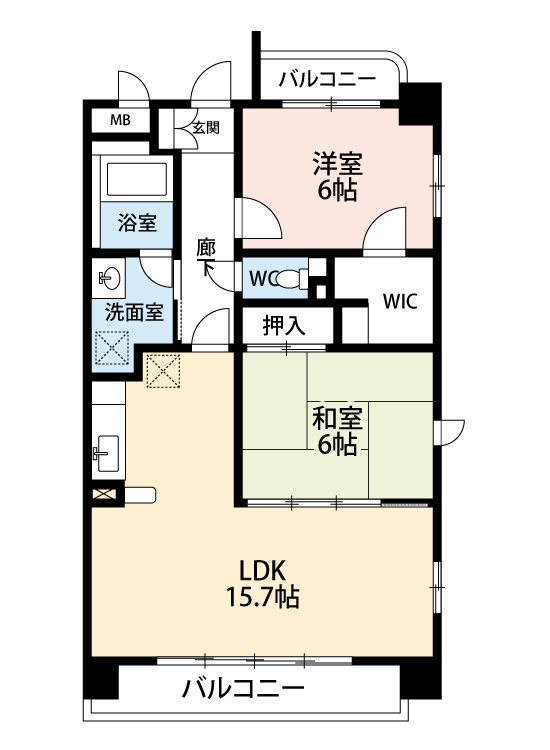 サンタスクエア東新　　刈谷市近郊の賃貸ならクラスホーム刈谷店の間取り