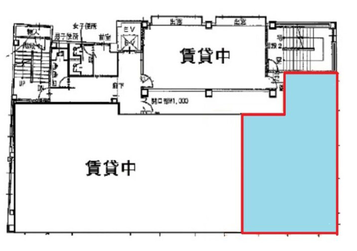 大津市大萱１丁目の店舗事務所の間取り