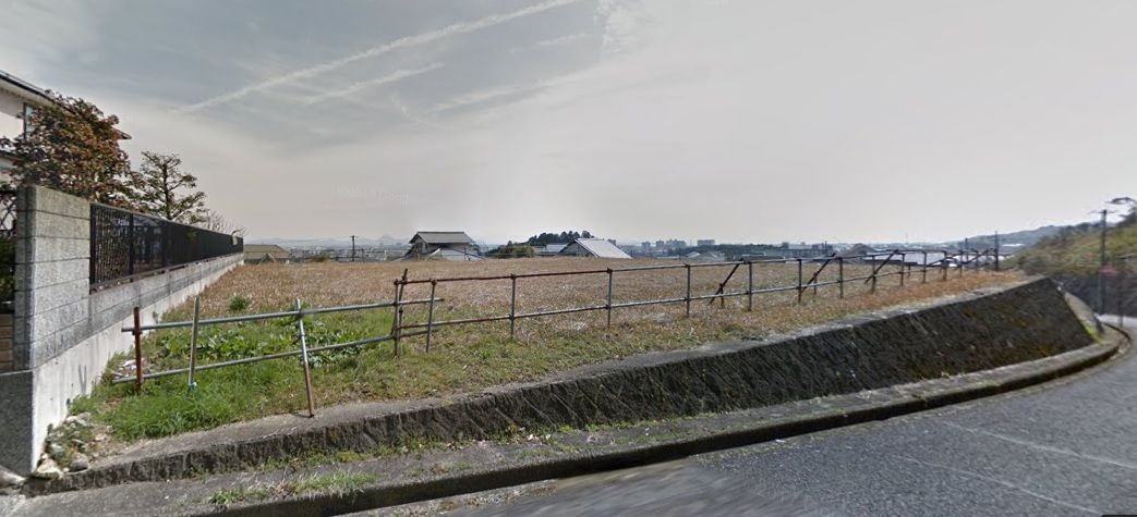 大津市花園町の事業用地の外観