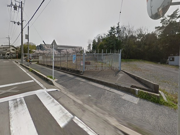 草津市追分７丁目の事業用地の外観