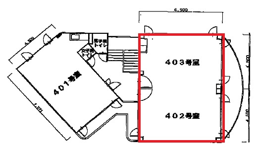 湖南市平松北１丁目の店舗事務所の間取り