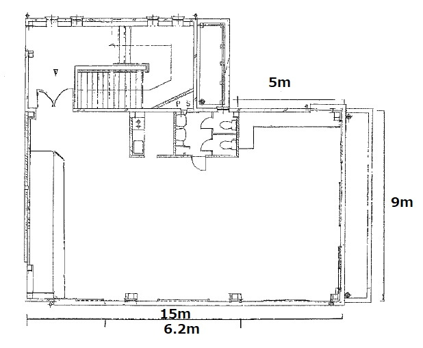 湖南市平松北２丁目の事務所の間取り