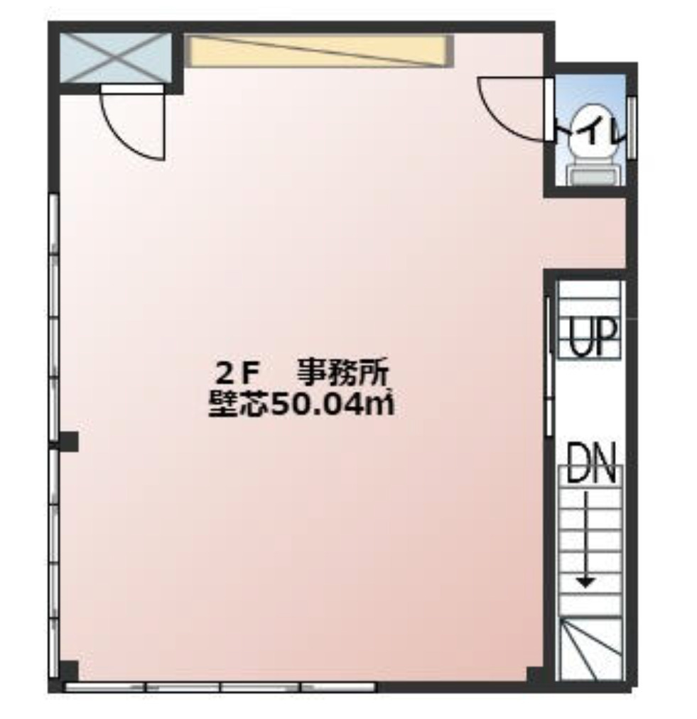 大津市長等２丁目の店舗一部の間取り