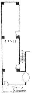 大津市西の庄の店舗事務所の間取り