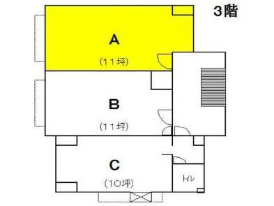 大津市馬場１丁目の店舗一部の間取り
