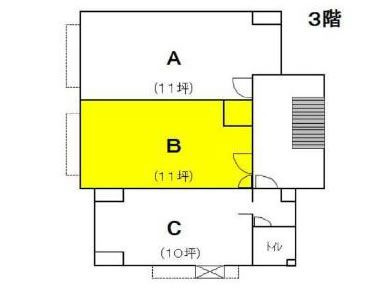 大津市馬場２丁目の店舗一部の間取り
