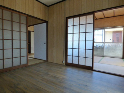 【キッチン】 | 文京台３丁目貸家 | ダイニングキッチンの床は張替え済みです！