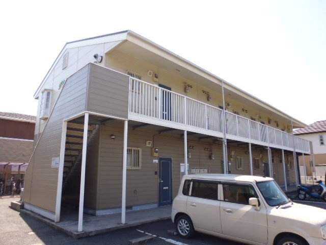 倉敷市福田町古新田のアパートの外観