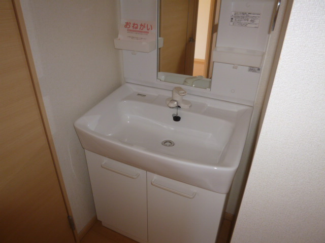 倉敷市福田町古新田のアパートの洗面所