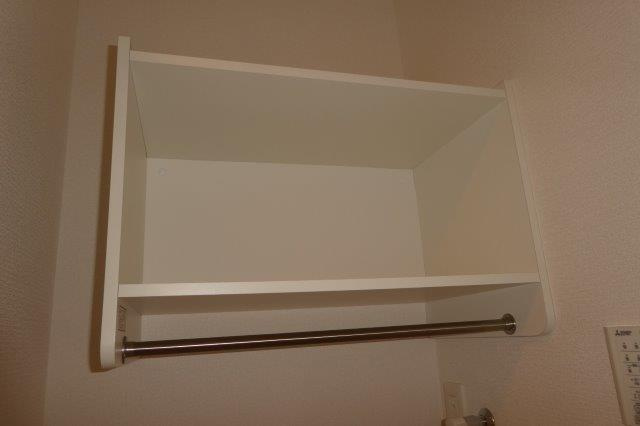 パーク倉敷の収納|洗濯機上棚