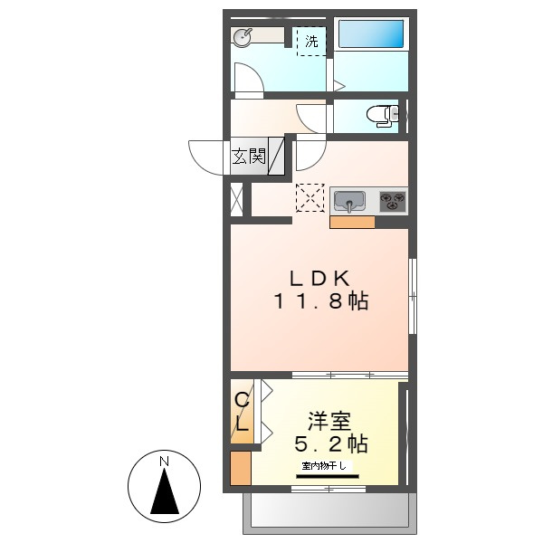 パーク倉敷の間取り