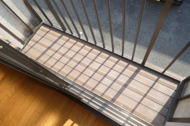 コーポ吉備路Ｂのバルコニー