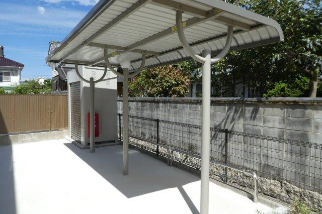 倉敷市真備町有井のアパートのその他共用部分|自転車置き場