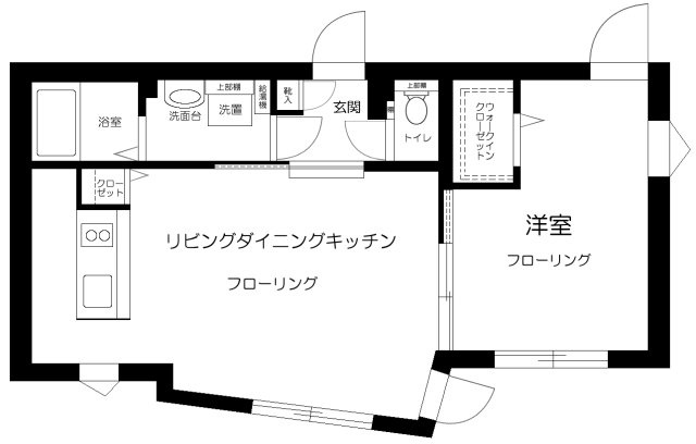 LAPiS本郷の間取り|1LDK