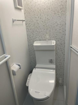 温水洗浄便座付です。