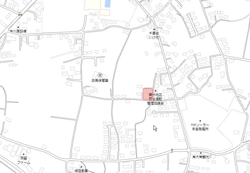 曽於市末吉町二之方の売地の土地図