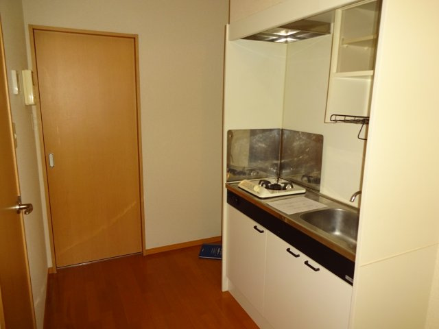 グレイスコートのキッチン|写真は207号室、同タイプになります
