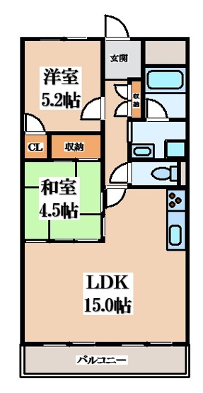 【間取り】 | シティコーポ長田