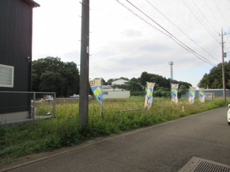 【外観】 | 川越市下松原　建築条件なし売地　「新河岸駅」2.9ｋｍ　　【福原小学区】