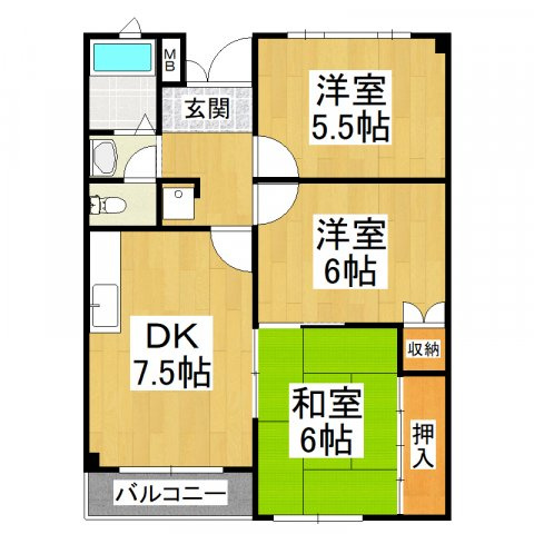 【間取り】 | WAKOマンション